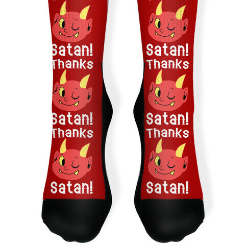 Thanks, Satan! Sock