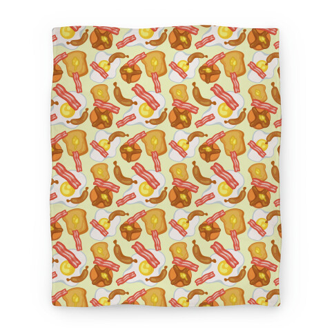 Breakfast Food Pattern Blanket Blanket