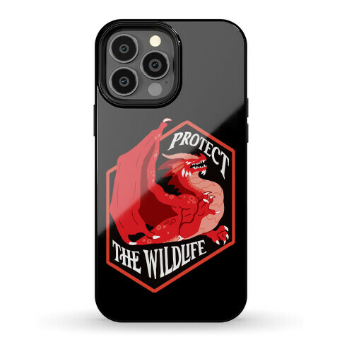 Protect The Wildlife Red Dragon Phone Case