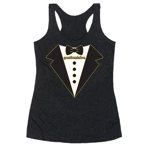 Gentleminions Suit Racerback Tank Top