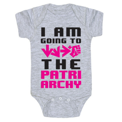 I Am Going To Hadouken The Patriarchy Baby One-Piece