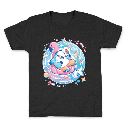 Kawaii Summer Shark Kids T-Shirt