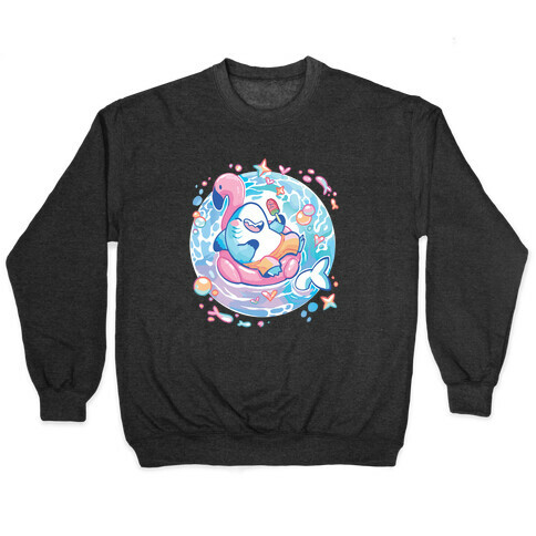 Kawaii Summer Shark Pullover