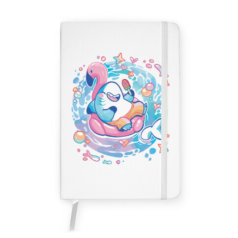 Kawaii Summer Shark Notebook