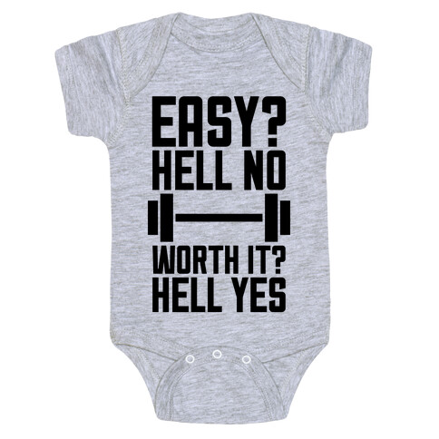 Easy? Hell No Baby One-Piece