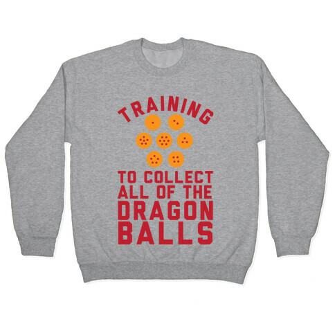 Training To Collect All Of The Dragon Balls Pullover