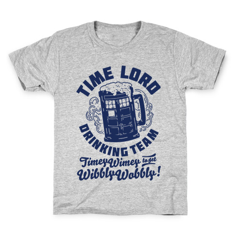 Time Lord Drinking Team Kids T-Shirt