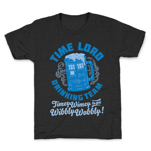 Time Lord Drinking Team Kids T-Shirt