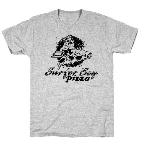 Surfer Boy Pizza T-Shirt