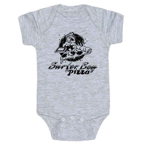 Surfer Boy Pizza Baby One-Piece