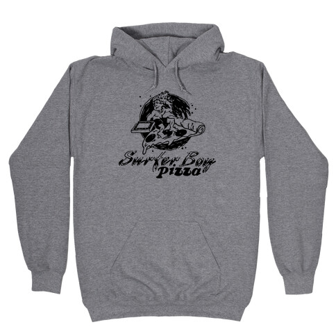 Surfer Boy Pizza Hooded Sweatshirt