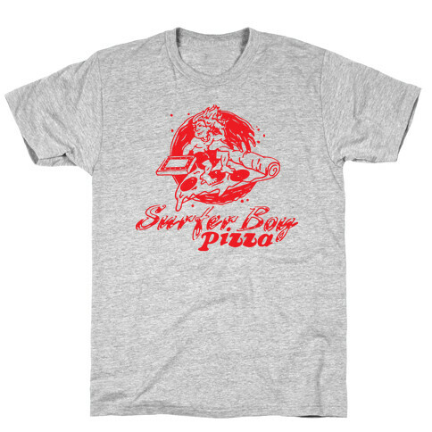 Surfer Boy Pizza T-Shirt