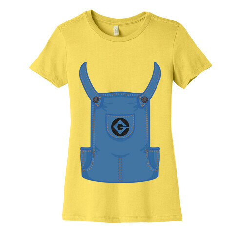 Minion Overalls Costume  Womens T-Shirt