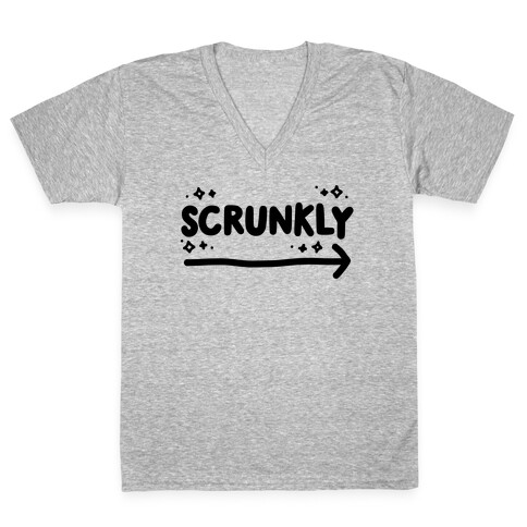 Scrunkly Scrimblo Pair (Scrunkly) V-Neck Tee Shirt