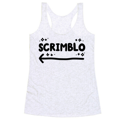 Scrunkly Scrimblo Pair (Scrimblo) Racerback Tank Top