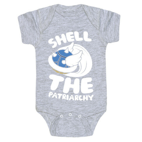 Blue Shell The Patriarchy Baby One-Piece