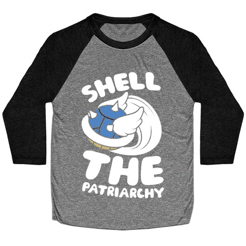 Blue Shell The Patriarchy Baseball Tee