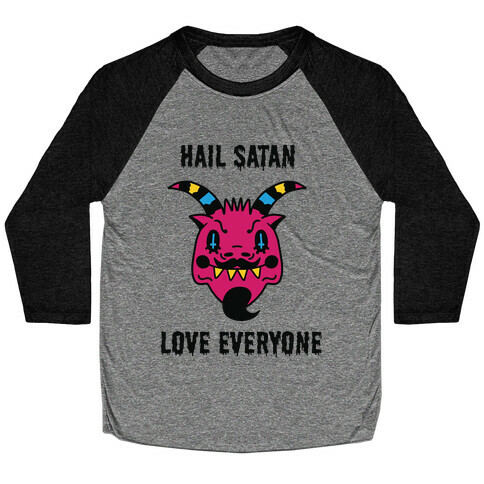 Pansexual Satan Baseball Tee