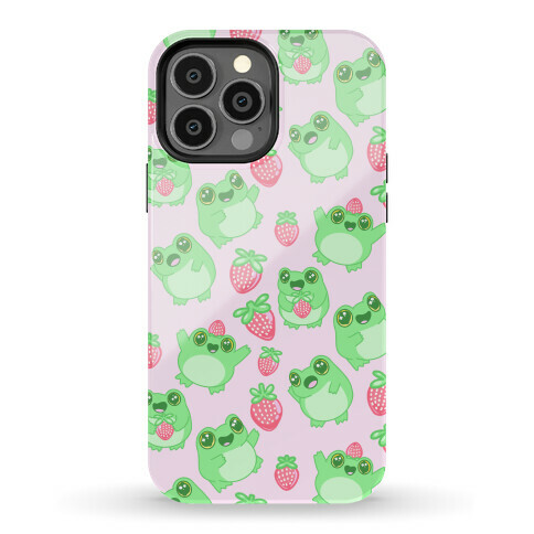 Strawberry Frogs Pattern Phone Case
