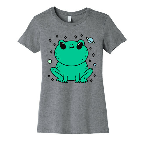 Alien Space Frog Womens T-Shirt