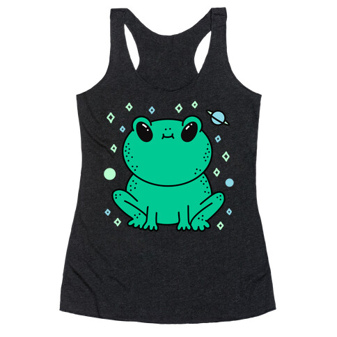 Alien Space Frog Racerback Tank Top