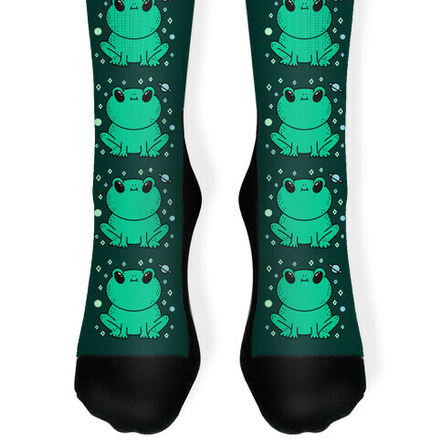 Alien Space Frog Sock