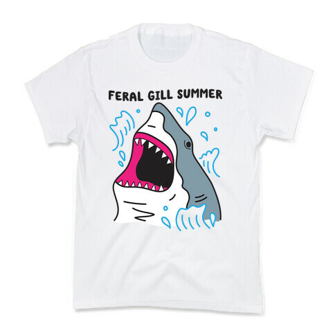 Feral Gill Summer Shark Kids T-Shirt