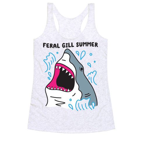 Feral Gill Summer Shark Racerback Tank Top