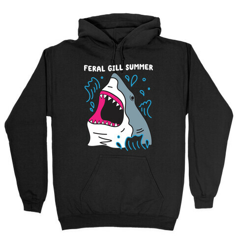 Feral Gill Summer Shark Hooded Sweatshirt