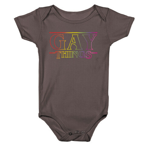 Gay Things (Rainbow) Baby One-Piece