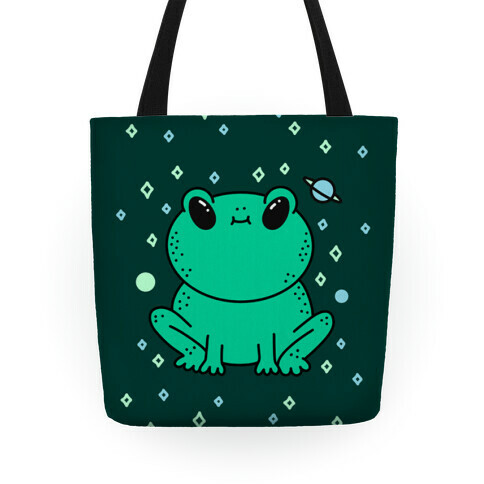 Alien Space Frog Tote