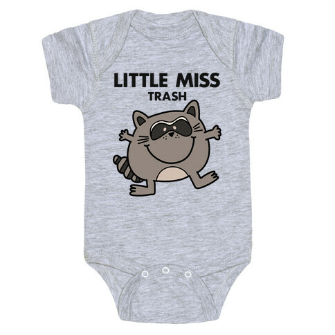 Little Miss Trash Raccoon Baby One-Piece