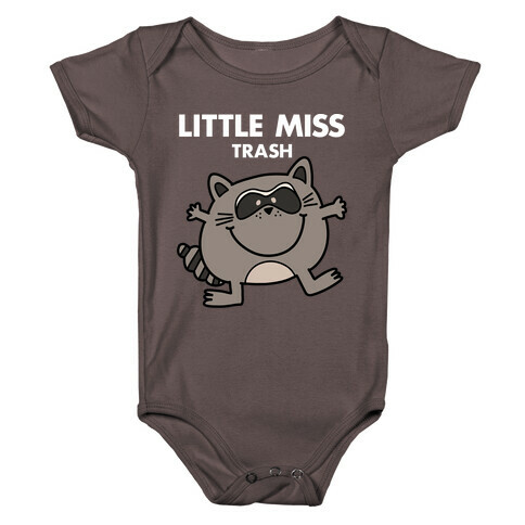 Little Miss Trash Raccoon Baby One-Piece