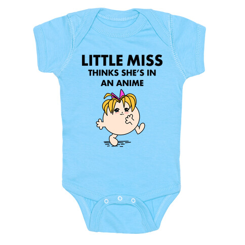 Little Miss Think's She's In an Anime Baby One-Piece