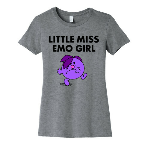Little Miss Emo  Womens T-Shirt