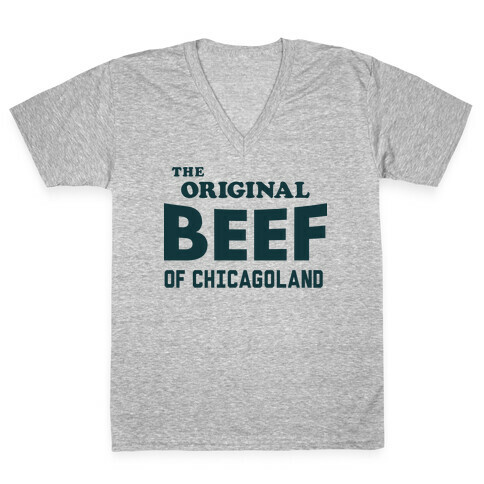 The Original Beef of Chicagoland V-Neck Tee Shirt