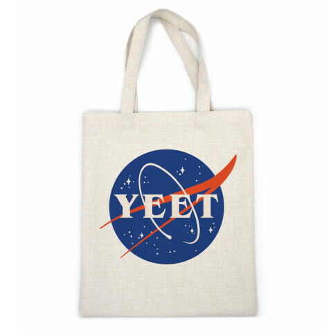 Yeet Nasa Logo Parody  Casual Tote