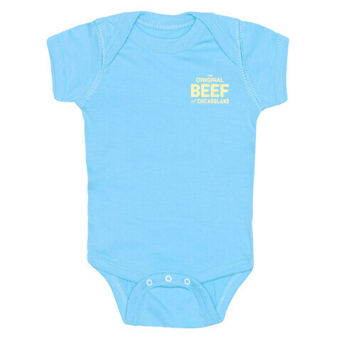 Orginal BEEF of Chicagoland Small Logo Baby One-Piece