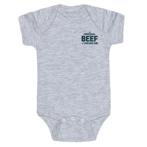 Orginal BEEF of Chicagoland Small Logo Baby One-Piece