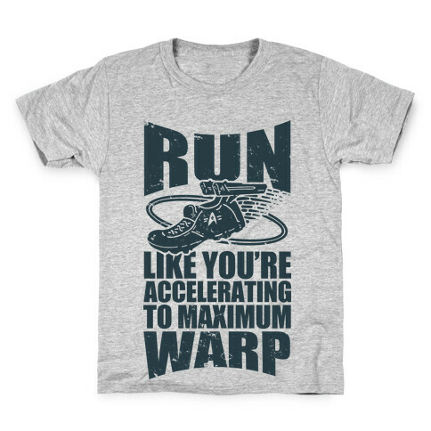 Accelerating to Maximum Warp Kids T-Shirt