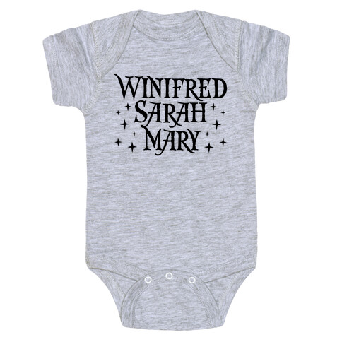 Winifred Sarah Mary - Witch Coven Baby One-Piece