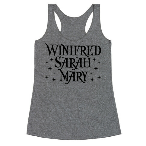 Winifred Sarah Mary - Witch Coven Racerback Tank Top