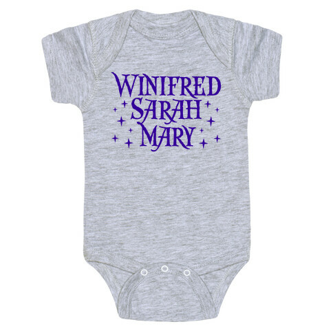 Winifred Sarah Mary - Witch Coven Baby One-Piece