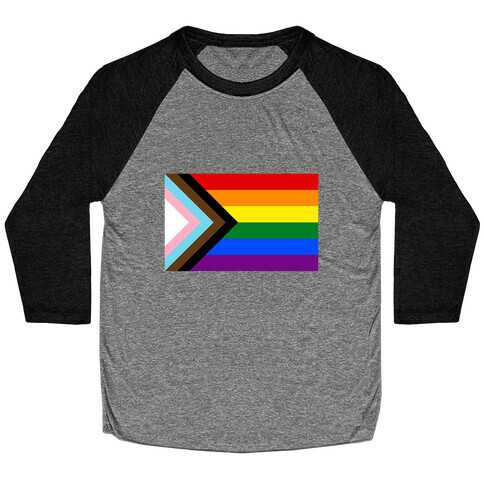 Progress Pride Flag Baseball Tee