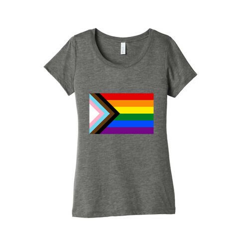 Progress Pride Flag Womens T-Shirt