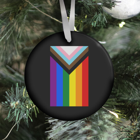 Progress Pride Flag Ornament