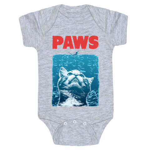 PAWS (Jaws Parody) Baby One-Piece