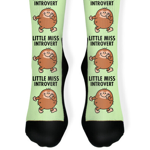 Little Miss Introvert Sock