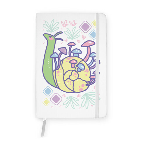 Pastel Mushroom Snail Notebook