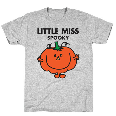 Little Miss Spooky Halloween Pumpkin T-Shirt